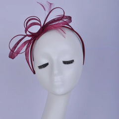 Whispering Charm Small Fascinator - Multiple Colours