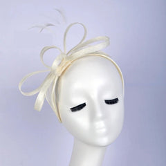 Whispering Charm Small Fascinator - Multiple Colours