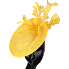 "Daisy" Yellow Fascinator