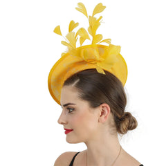 "Daisy" Yellow Fascinator