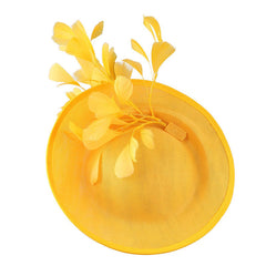 "Daisy" Yellow Fascinator