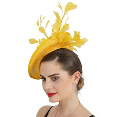 "Daisy" Yellow Fascinator