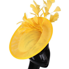 "Daisy" Yellow Fascinator