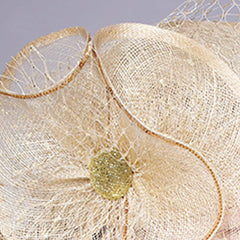 "Gold Dust" Stunning Gold Fascinator