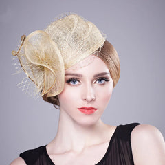 "Gold Dust" Stunning Gold Fascinator