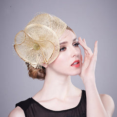 "Gold Dust" Stunning Gold Fascinator