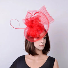 "Adele" Fascinator - Multiple Colours