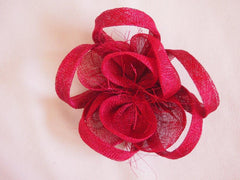 "Alouette" Fascinator-Fascinators-Fascinators Direct Online-Burgundy-Fascinators Australia