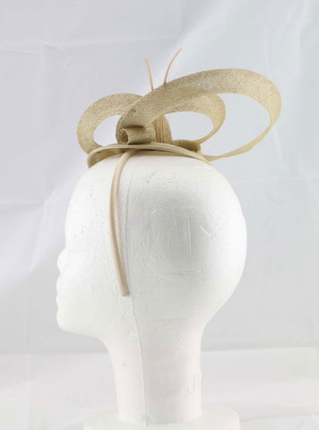 Image of "Brittany" Gold Fascinator