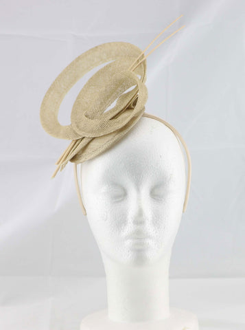 Image of "Brittany" Gold Fascinator