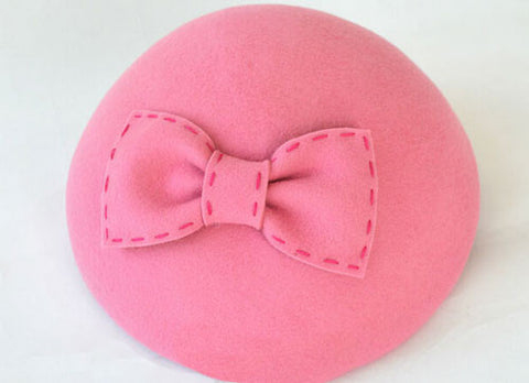 Image of "Emily" Pink Vintage Fascinator-Hat-Fascinators Direct Online-Fascinators Australia