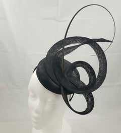 Moya Black Fascinator