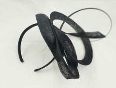 Moya Black Fascinator