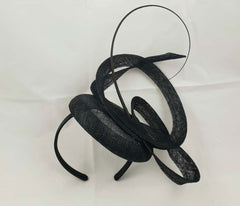 Moya Black Fascinator