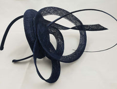 Moya Navy Blue Fascinator