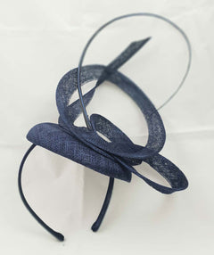 Moya Navy Blue Fascinator