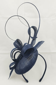 Sara Navy Blue Fascinator